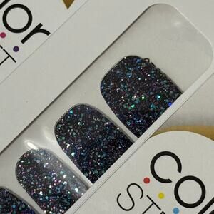 New Color Street “Holidaze” Multicolor Heavy Disco Glitter Nail Strips
